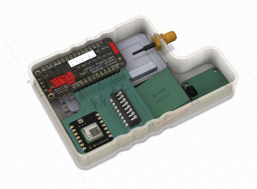 A 3D render of circuitboards and chips